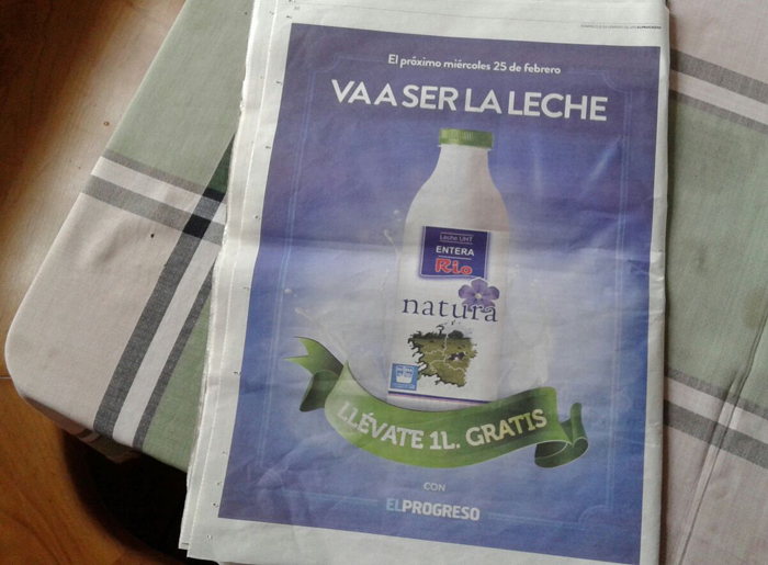 El Sindicato Labrego critica una campaña promocional de leche por banalizar el producto