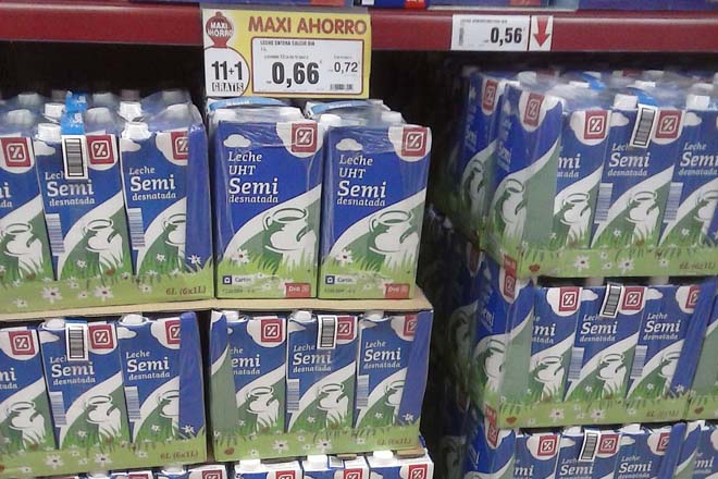 O labirinto lácteo ten saída no supermercado