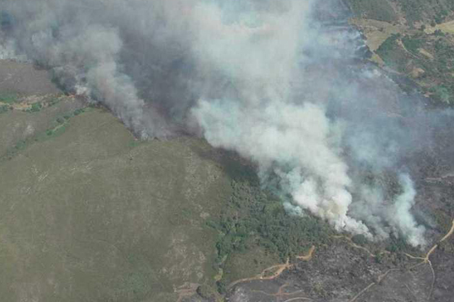El cambio climático agravará en Galicia los fuegos forestales de mayor intensidad