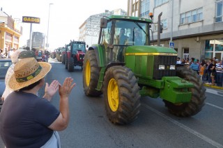 Itinerario e puntos de reunión da tractorada do sector lácteo en Lugo
