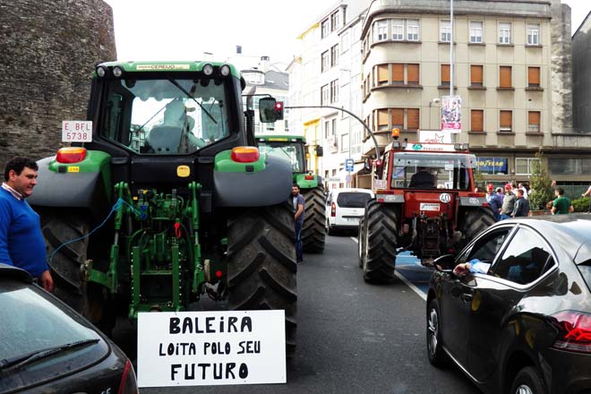 A falta de unidade leva á desconvocatoria da tractorada de Lugo