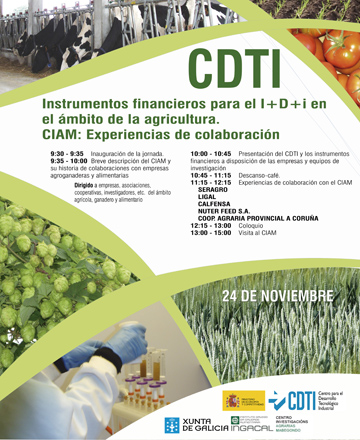 Jornada en el CIAM sobre instrumentos financieros para la I+D+i agraria