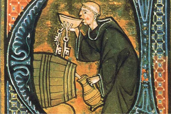 Que rutas seguía o viño do Ribeiro no medievo?