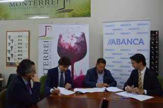 ABANCA e a D.O. Monterrei acordan novas opcións de crédito para os viticultores e adegas da comarca