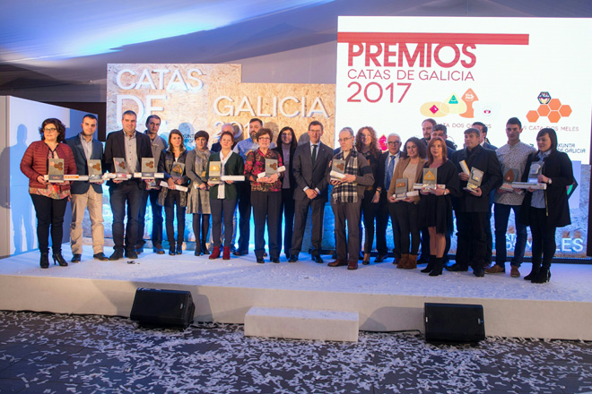 Premiados na XX Cata dos Queixos e XVI Cata dos Meles de Galicia