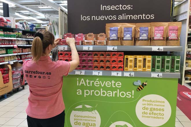 Lanzan en España unha gama de alimentos a base de insectos
