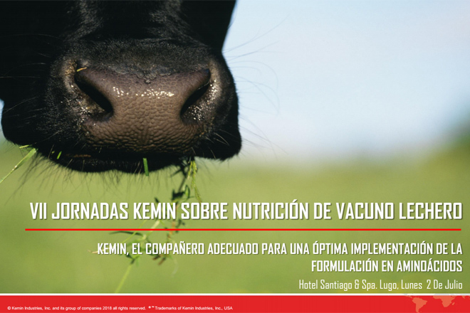 Kemin organiza en Lugo unha xornada sobre Nutrición de Vacún de Leite
