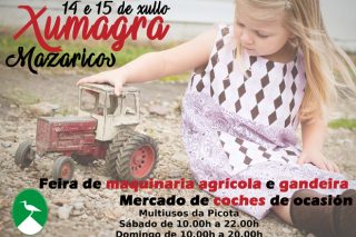 Mazaricos acolle o 14 e 15 de xullo a feira de maquinaria agrícola XUMAGRA