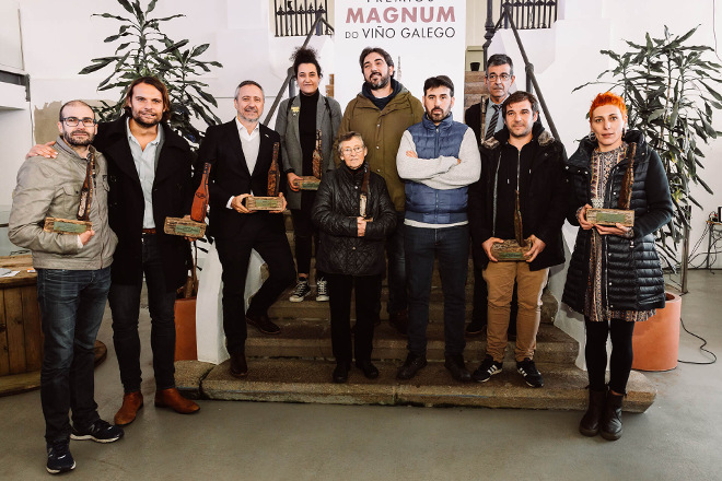 Galardonados en los Premios Mágnum do Viño Galego 2018