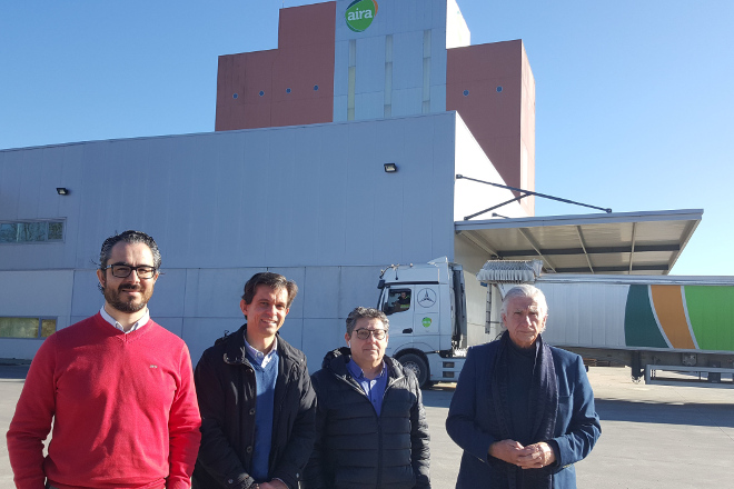 Aira ahorrará unos 18.000 euros en su factura eléctrica con un parque fotovoltaico