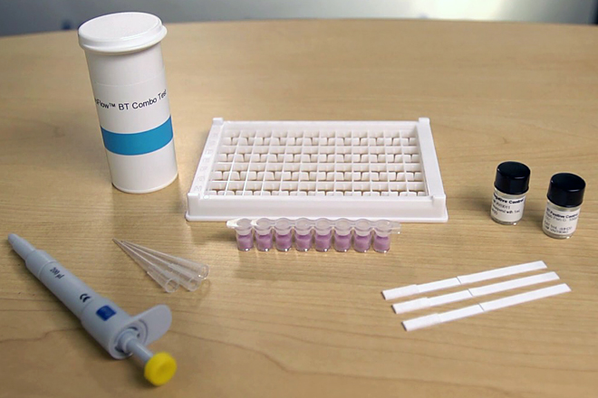 kit test rapido detección antibioticos leite