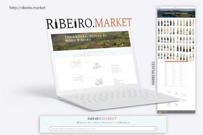 “Ribeiro Market”, a tenda online para promover e mercar viños do Ribeiro