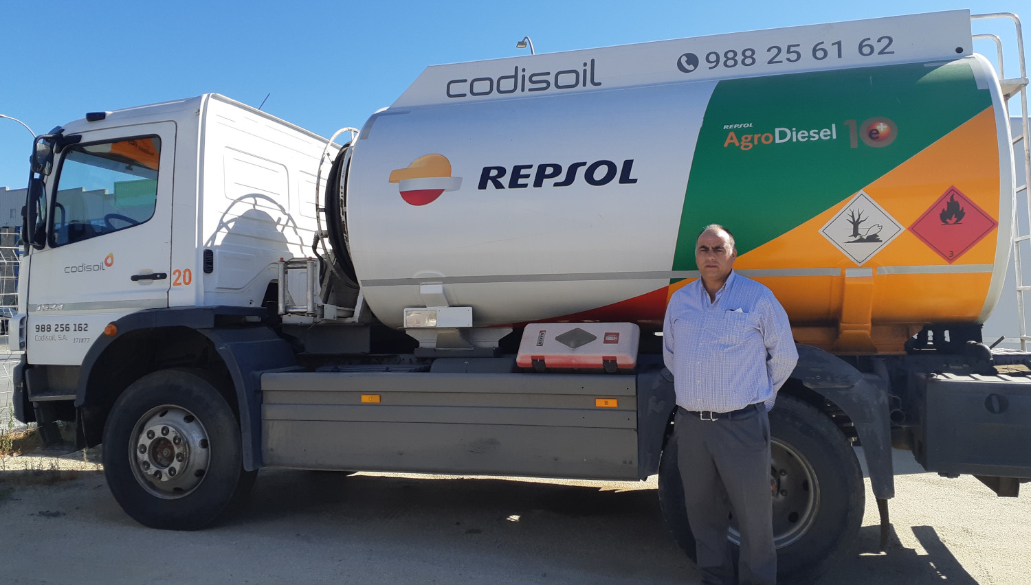“O gasóleo agrícola de Repsol rende máis e coida da maquinaria”