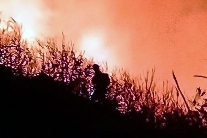 Ourense arde sobre queimado