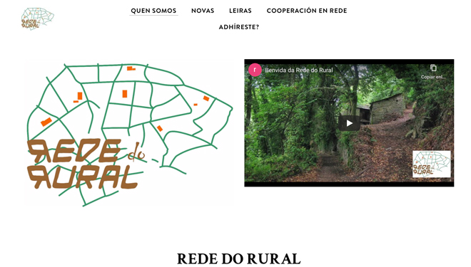 A Rede do Rural presenta nova web para fomentar a colaboración dende o rural