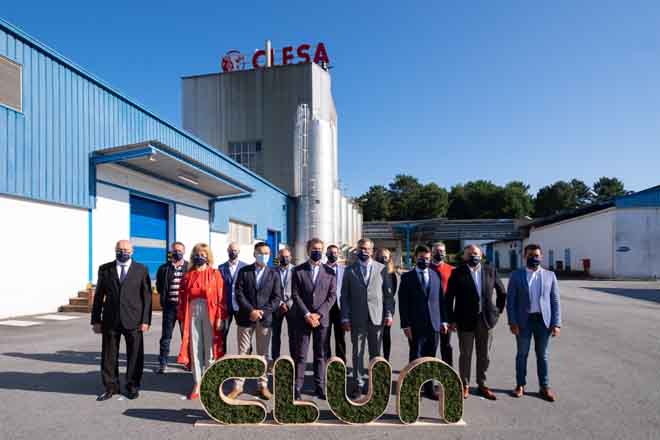 Respaldo institucional a Clesa, unha das referencias de éxito do cooperativismo lácteo galego