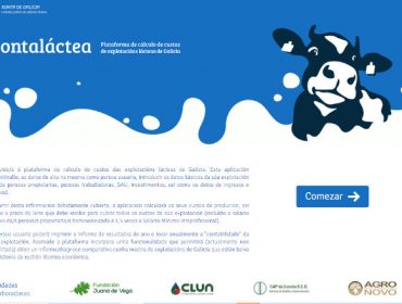 Xa está disponible “Conta Láctea”, a ferramenta que axudará a profesionalizar as ganderías de vacún de leite de Galicia