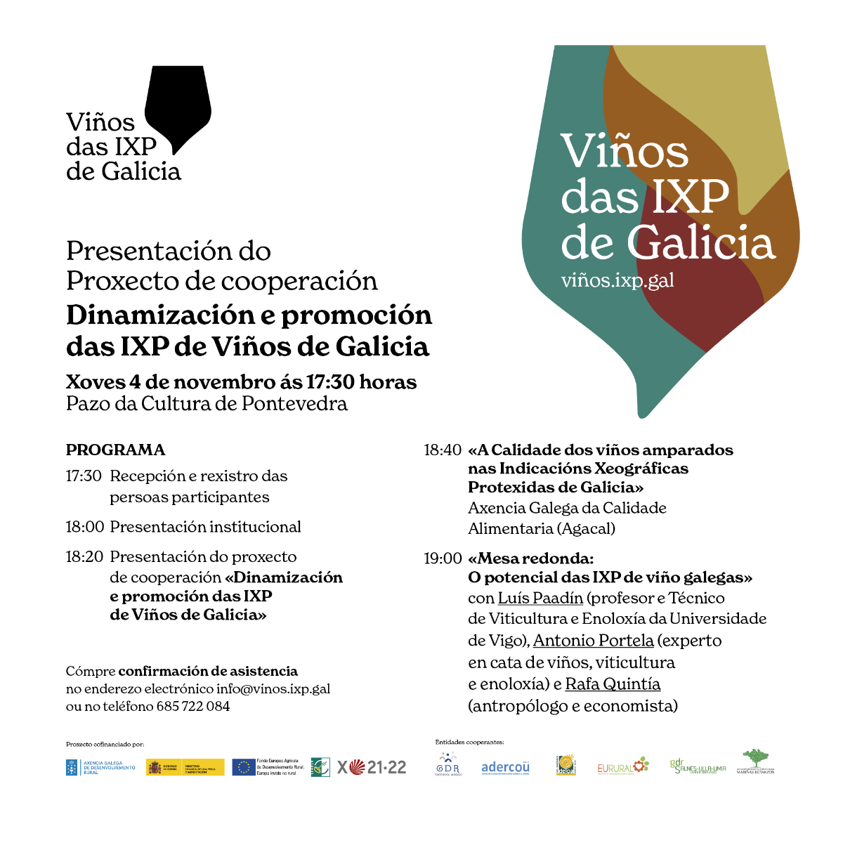 Cartaz IXP Viños de Galicia