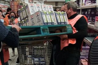 Inícianse accións nos supermercados contra Capsa e Lactalis, pero fracasa o boicot masivo anunciado