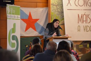 Isabel Vilalba, reelexida como secretaria xeral do Sindicato Labrego Galego