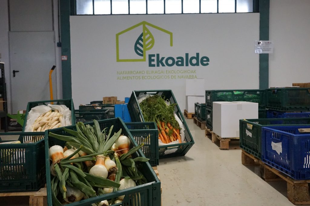 Centro logístico de acopio de producto de Ekoalde en Noain