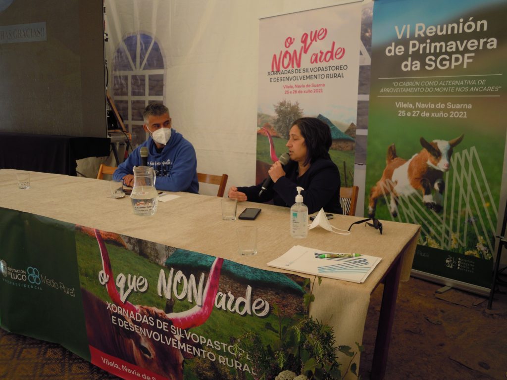 Rosa Mosquera, no último encontro da Sociedade Galega de Pastos e Forraxes celebrado en Navia