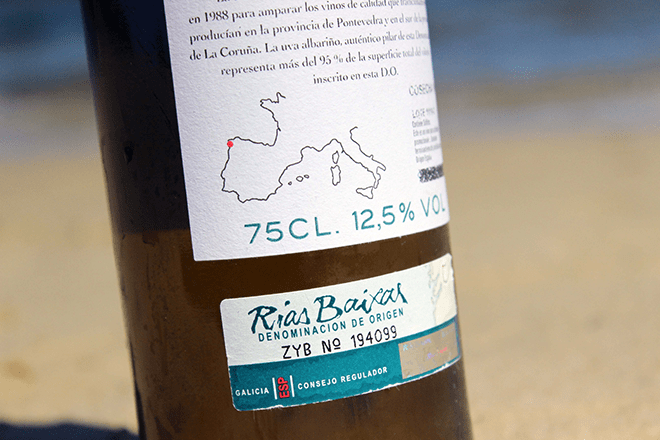 O prezo medio dos viños Rías Baixas no mercado exterior medra un 13,6%, ata superar os 6,4 euros