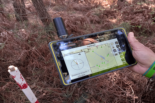 Curso práctico de aplicacións cartográficas en teléfono móbil para o ámbito agroforestal