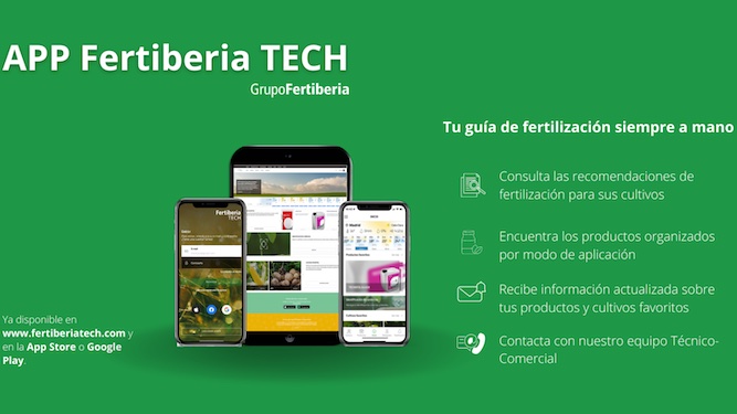 Fertiberia TECH lanza unha nova aplicación para darlle aos agricultores as mellores recomendacións de fertilización