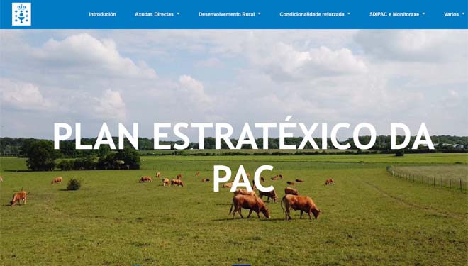 Nova web sobre a PAC 2023 do Fondo Galego de Garantía Agraria