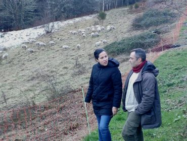 Medio Rural da Deputación de Lugo apoia un proxecto de silvopastoreo para consolidar a revitalización de Vieiros, en Quiroga