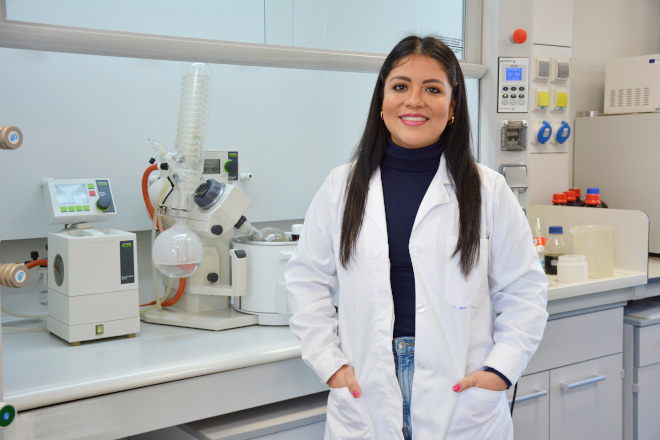 A investigadora do grupo BiotecnIA da Universidade de Vigo, María Guadalupe Morán