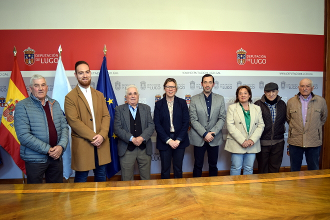 Presentación da edición deste ano na Deputación de Lugo, con presenza do alcalde de Cospeito e os organizadores