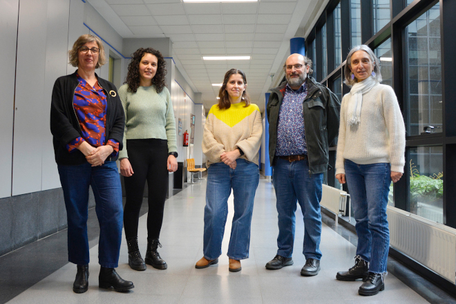 Equipo do Laboratorio de Bioquímica da Facultade de Ciencias do campus de Ourense que participa no proxecto VALNASOM
