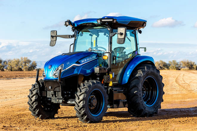 El T4 Electric Power es el primer tractor multitarea totalmente eléctrico del sector con funciones autónomas. 