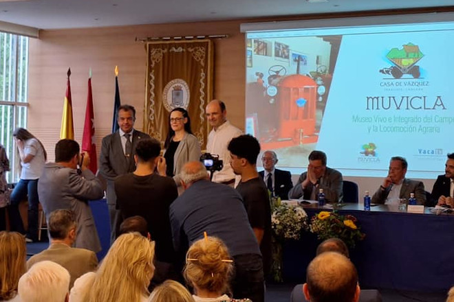 O Muvicla recibe en Madrid o premio ao “Desenvolvemento agrícola, gandeiro e turístico rural”