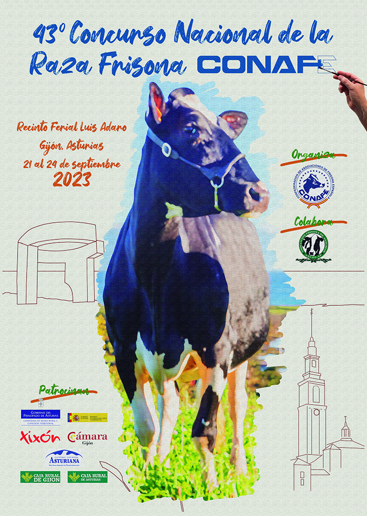 CARTEL_CONCURSO NACIONAL DE RAZA FRISONA CONAFE 2023