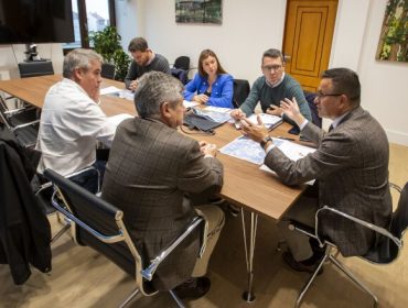 Reunión entre o conselleiro de Medio Rural cos alcaldes dos concellos da Mariña afectados polos últimos incendios