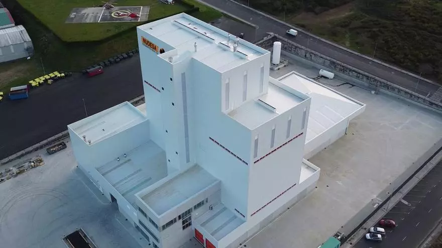 Vista aérea da nova planta de Nudesa en Margaride. Foto: CEDIDA