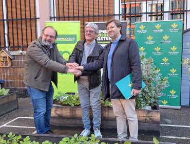 A cooperativa Campoastur colabora para impulsar hortas ecolóxicas nos colexios de Asturias